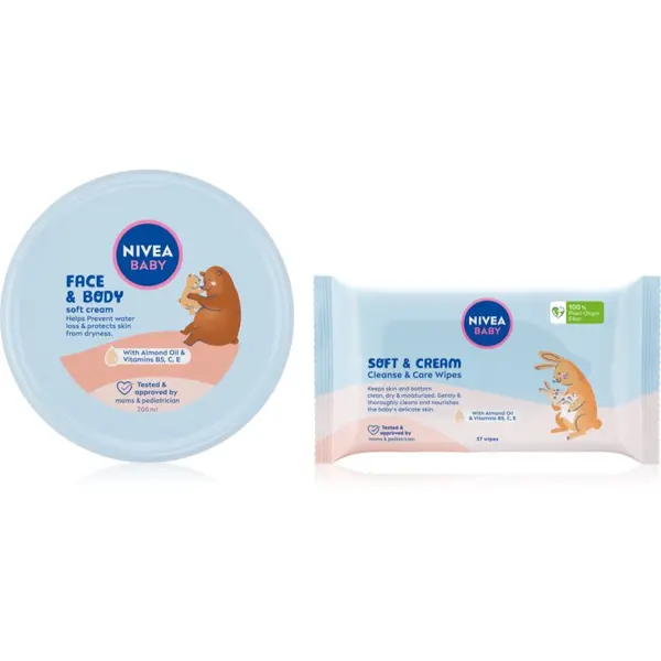 Nivea NIVEA BABY Soft set za otroško kožo