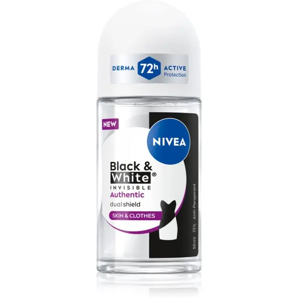 Nivea NIVEA Black & White Authentic antiperspirant roll-on 50 ml