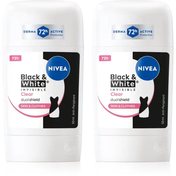 Nivea NIVEA Black & White Invisible Clear trdi antiperspirant ugodno pakiranje