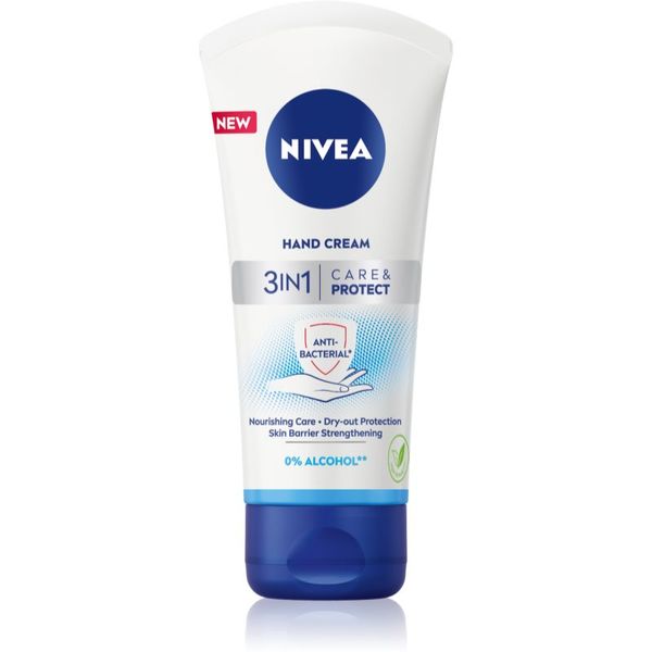 Nivea Nivea Care & Protect krema za roke 3v1 75 ml