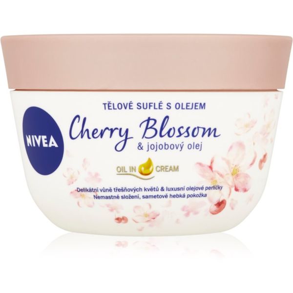Nivea Nivea Cherry Blossom & Jojoba Oil souffle za telo 200 ml