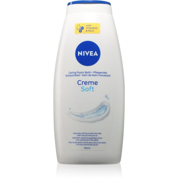 Nivea NIVEA Creme Soft kremasta pena za kopel 750 ml