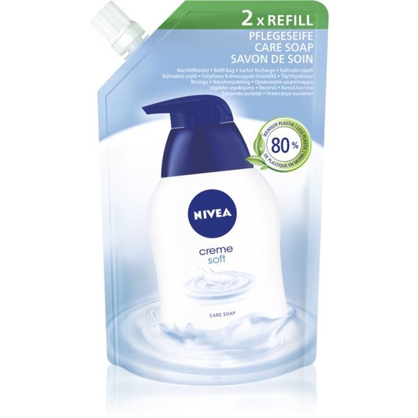 Nivea Nivea Creme Soft tekoče milo nadomestno polnilo 500 ml