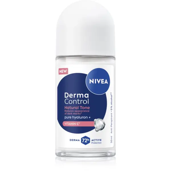 Nivea NIVEA Derma Control Natural Tone anti-transpirant roll-on proti temnim madežem 50 ml