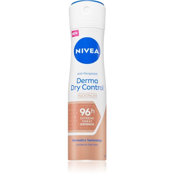 Nivea Nivea Derma Dry Control antiperspirant v pršilu 150 ml