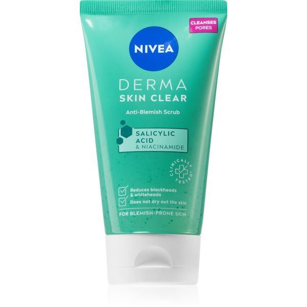 Nivea Nivea Derma Skin Clear čistilni piling za obraz 150 ml