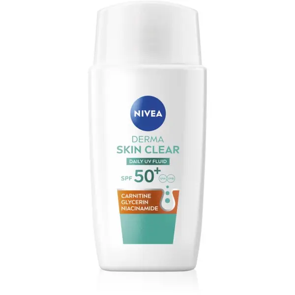Nivea NIVEA Derma Skin Clear lahki zaščitni fluid SPF 50+ 40 ml