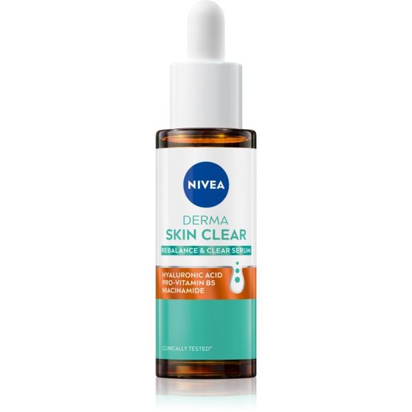 Nivea NIVEA Derma Skin Clear obnovitveni serum za obraz za problematično kožo 30 ml