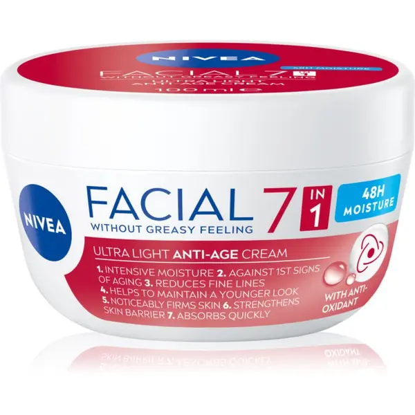 Nivea NIVEA Facial Anti-Age krema za obraz proti prvim znakom staranja 7 v 1 100 ml