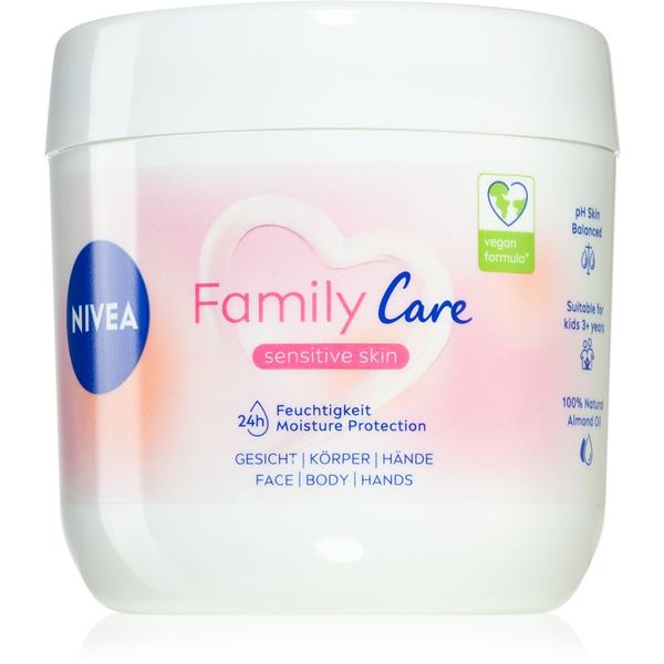 Nivea Nivea Family Care lahka vlažilna krema za obraz, roke in telo 450 ml