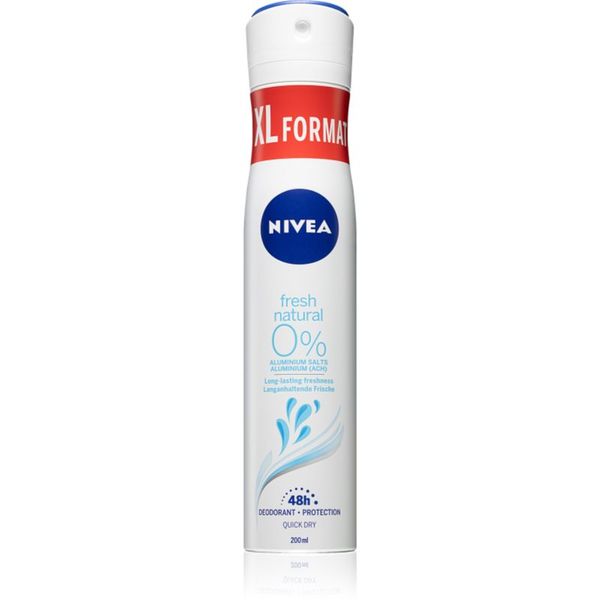 Nivea Nivea Fresh Natural antiperspirant v pršilu za ženske 200 ml