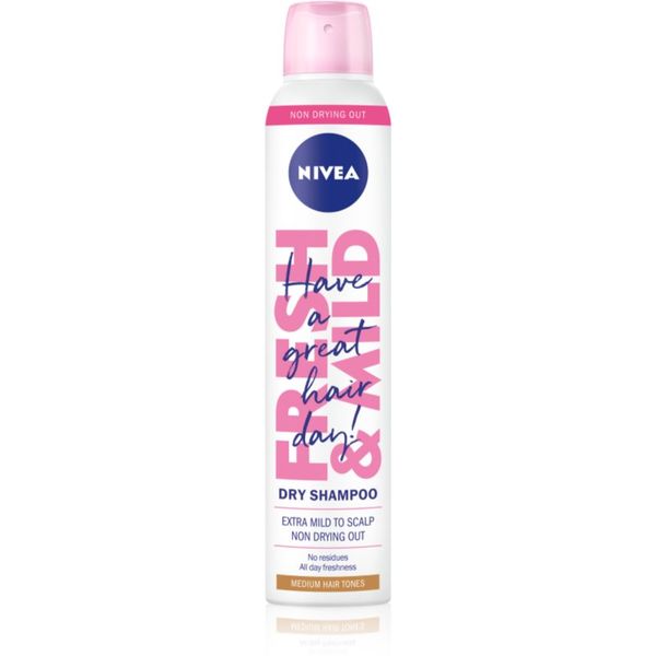 Nivea Nivea Fresh Revive suhi šampon za povečanje volumna Medium Tones 200 ml