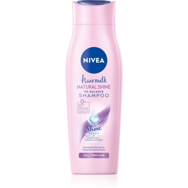 Nivea Nivea Hairmilk Natural Shine negovalni šampon 250 ml