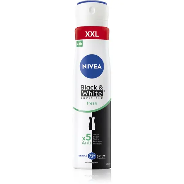 Nivea NIVEA Invisible Black & White Fresh antiperspirant v pršilu za ženske 250 ml