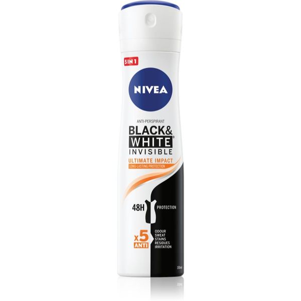 Nivea Nivea Invisible Black & White Ultimate Impact antiperspirant v pršilu za ženske 150 ml