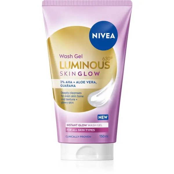 Nivea NIVEA Luminous Skin Glow čistilni gel za obraz za osvetlitev kože 150 ml