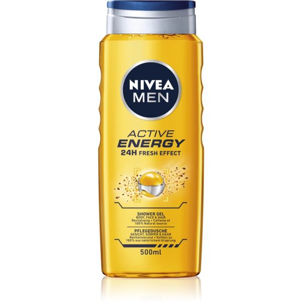 Nivea Nivea Men Active Energy gel za prhanje za moške 500 ml