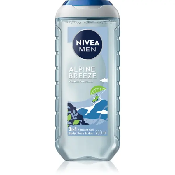 Nivea NIVEA MEN Alpine Breeze gel za prhanje za telo in lase 250 ml