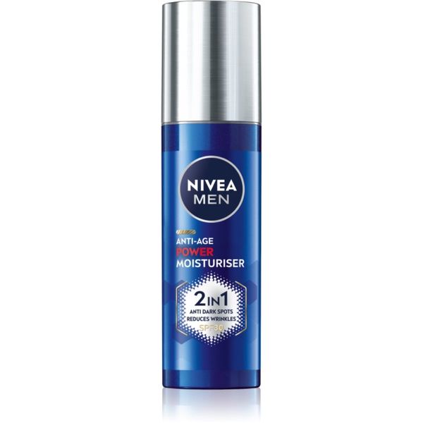 Nivea NIVEA MEN Anti-Age Power krepilna krema za zmanjšanje gub za moške SPF 30 50 ml