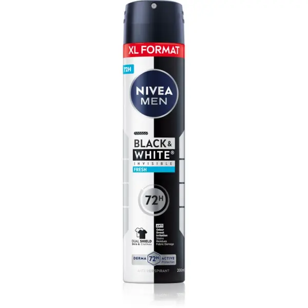 Nivea NIVEA MEN Black & White Fresh antiperspirant v pršilu 200 ml