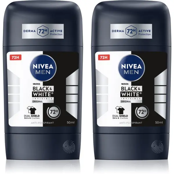 Nivea NIVEA MEN Black & White Invisible Original trdi antiperspirant ugodno pakiranje