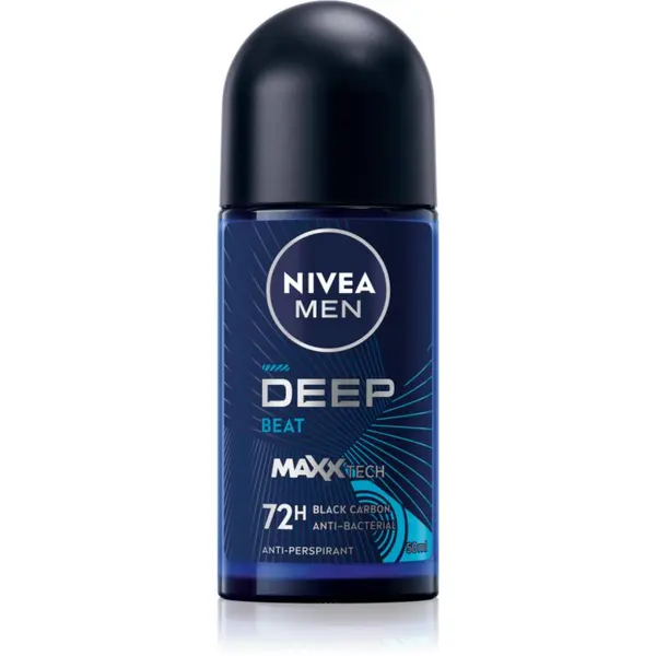 Nivea NIVEA MEN Deep Beat anti-transpirant roll-on 72 ur za moške 50 ml