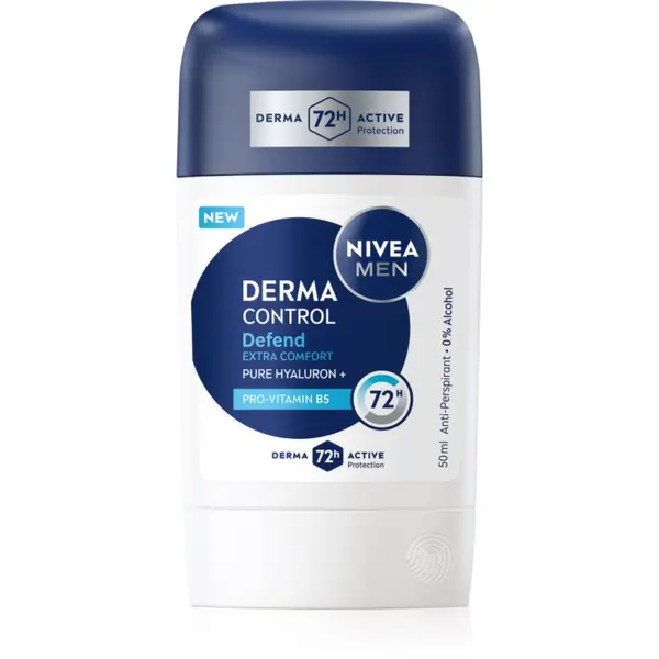 Nivea NIVEA MEN Derma Control Defend trdi antiperspirant za moške 50 ml
