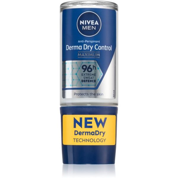 Nivea Nivea Men Derma Dry Control anti-transpirant roll-on za moške 50 ml