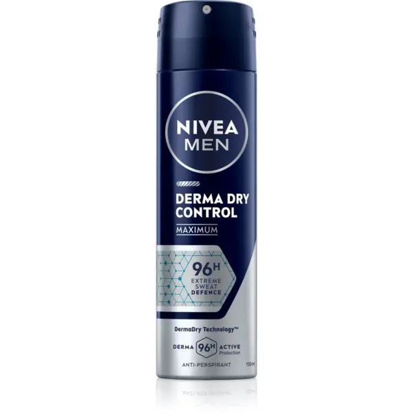 Nivea NIVEA MEN Derma Dry Control antiperspirant v pršilu 150 ml