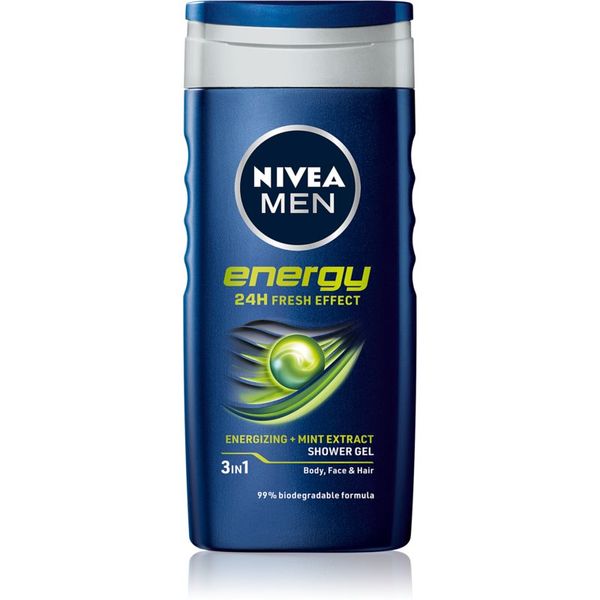 Nivea Nivea Men Energy gel za prhanje za moške 250 ml