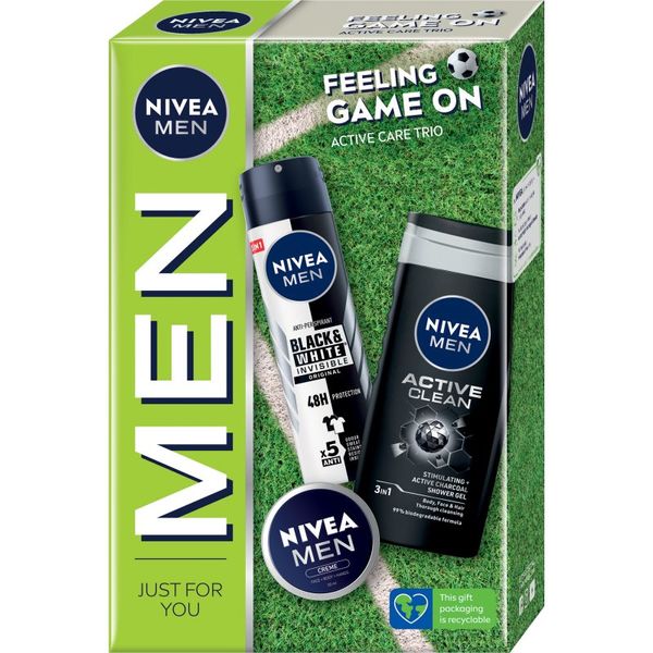 Nivea Nivea Men Feeling Game On darilni set (za telo in obraz) za moške