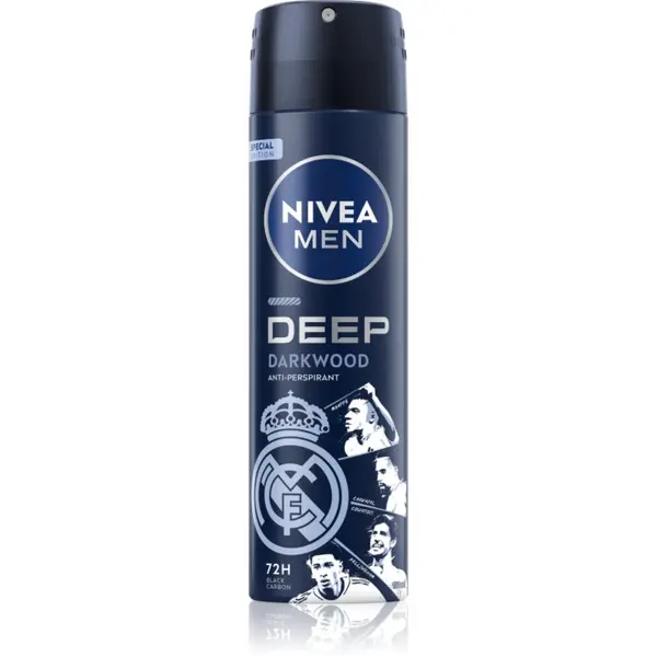 Nivea NIVEA MEN Real Madrid antiperspirant v pršilu omejena izdaja 150 ml