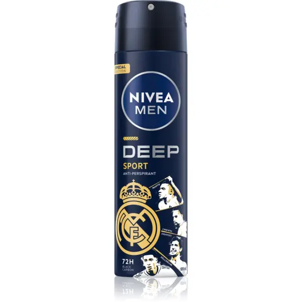 Nivea NIVEA MEN Real Madrid antiperspirant v pršilu omejena izdaja 150 ml