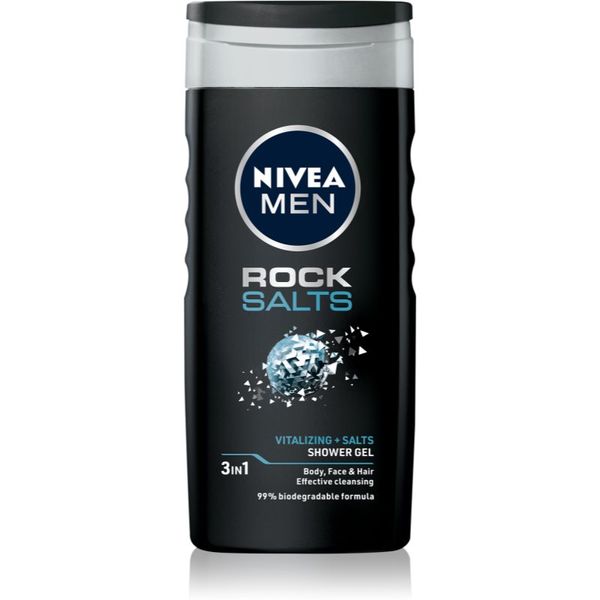 Nivea Nivea Men Rock Salt gel za prhanje za moške 250 ml