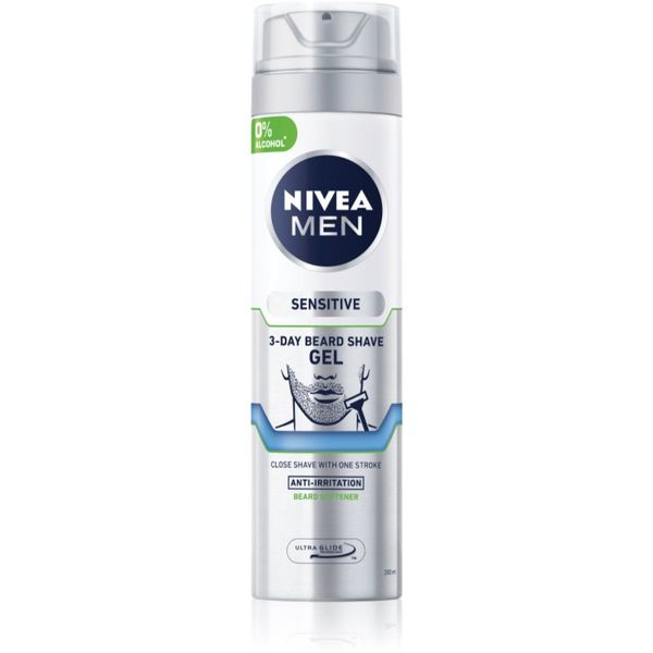 Nivea Nivea Men Sensitive gel za britje s pomirjevalnim učinkom 200 ml