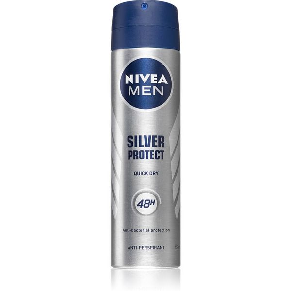 Nivea Nivea Men Silver Protect antiperspirant v pršilu 48 ur 150 ml