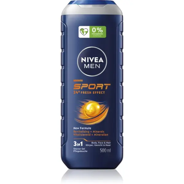 Nivea NIVEA MEN Sport gel za prhanje z minerali za moške 500 ml