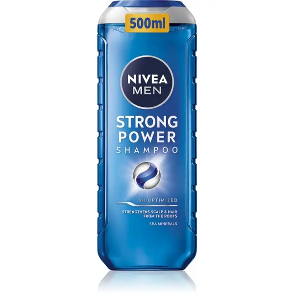 Nivea NIVEA MEN Strong Power šampon za okrepitev in rast las 500 ml
