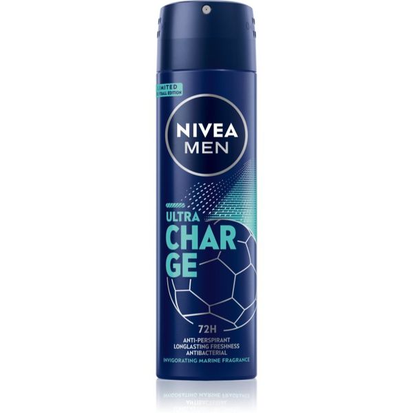 Nivea NIVEA MEN Ultra Charge antiperspirant v pršilu za moške 150 ml