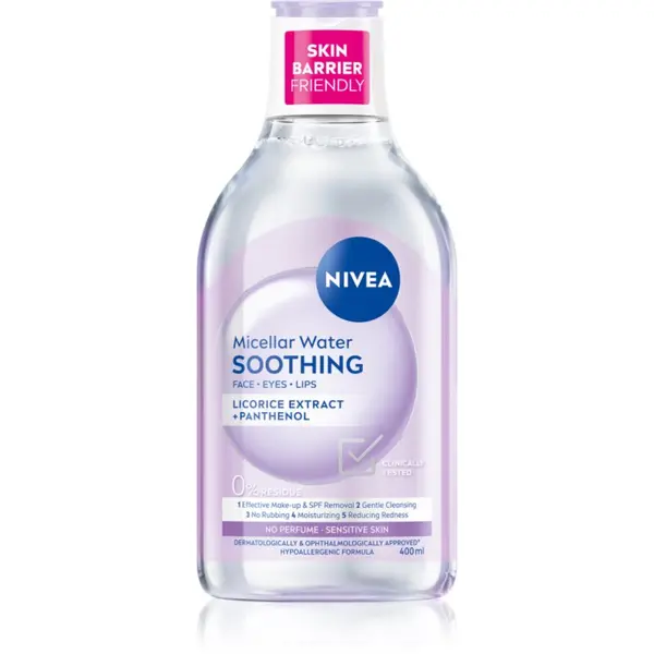 Nivea NIVEA Micellar Soothing micelarna čistilna voda za občutljivo kožo 400 ml
