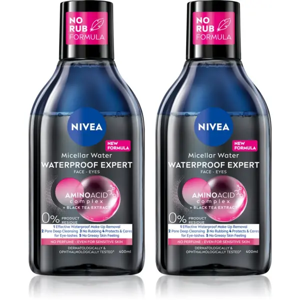 Nivea NIVEA Micellar Waterproof čistilna micelarna voda ugodno pakiranje