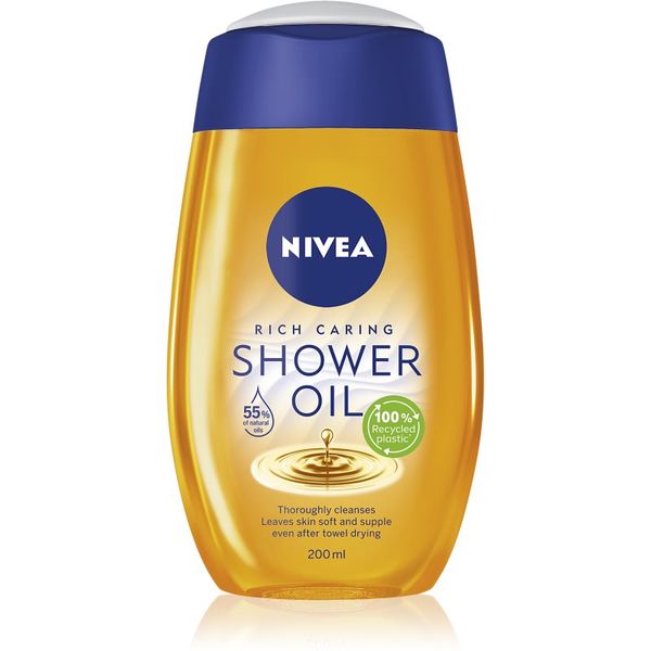 Nivea Nivea Natural negovalno olje za prhanje 200 ml