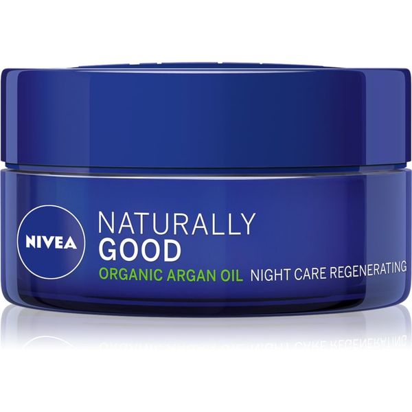 Nivea Nivea Naturally Good Organic Argan Oil nočna regeneracijska krema 50 ml