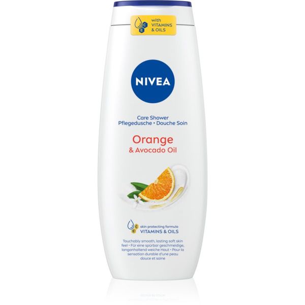 Nivea NIVEA Orange & Avocado Oil negovalni gel za prhanje 500 ml
