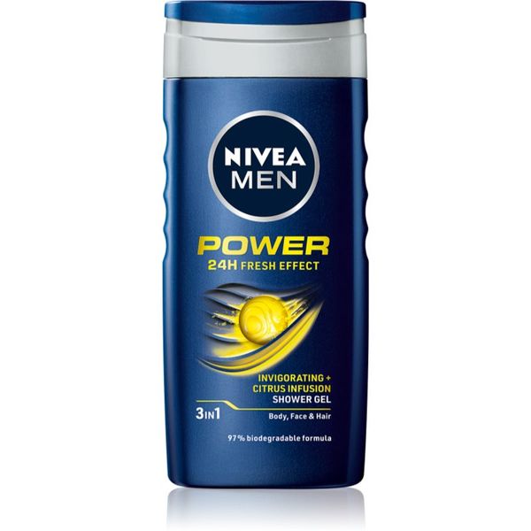 Nivea Nivea Power Refresh gel za prhanje 250 ml