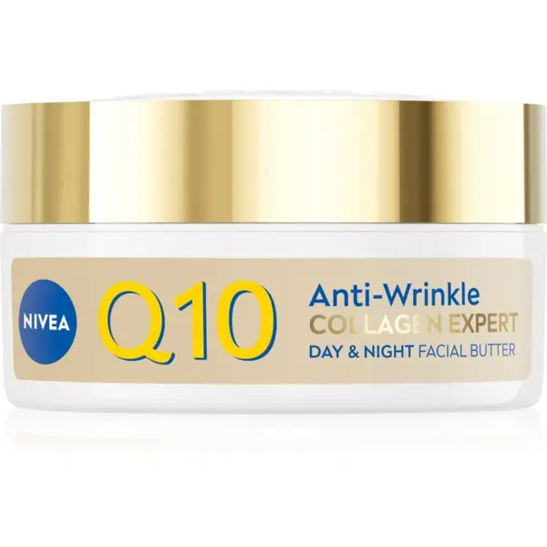 Nivea NIVEA Q10 Anti-Wrinkle Collagen Expert globinsko hranilno maslo proti gubam 50 ml