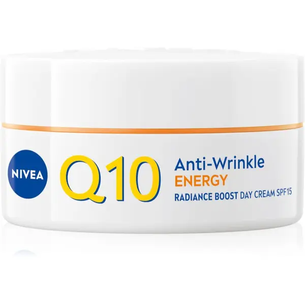 Nivea NIVEA Q10 Anti-Wrinkle Energy poživitvena dnevna krema proti gubam SPF 15 50 ml