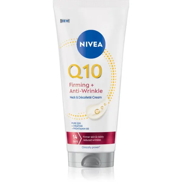 Nivea NIVEA Q10 Firming + Anti-Wrinkle učvrstitvena krema za vrat in dekolte 200 ml