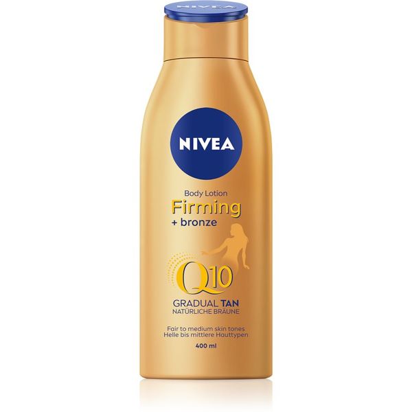 Nivea Nivea Q10 Firming + Bronze tonirano mleko z učvrstitvenim učinkom 400 ml