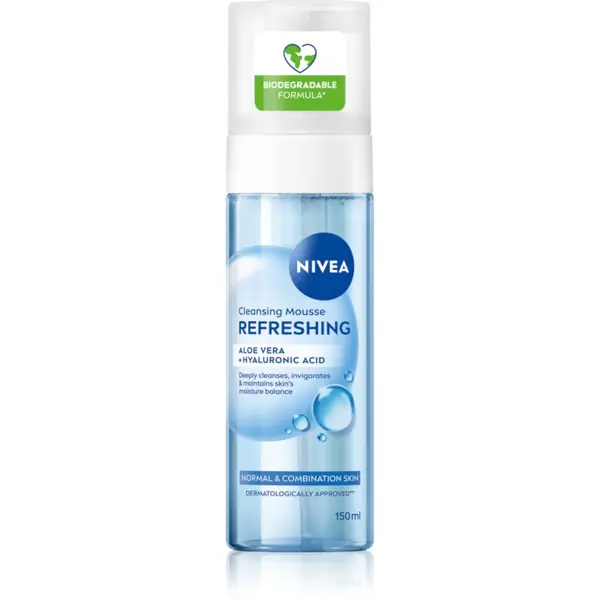Nivea NIVEA Refreshing čistilna pena za obraz za normalno do mešano kožo 150 ml